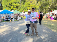 Load image into Gallery viewer, The Purple Painted Lady Tye-dye 2025 Festival T-Shirt