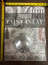 Load image into Gallery viewer, Twelfth Night Decor Paint Inlay™ by IOD (Pad of 8 - 12"x16" sheets)