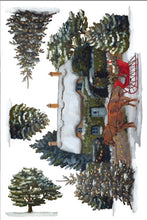 Load image into Gallery viewer, A Cotswold Christmas IOD Transfer 8"x12" Pad (8 Sheets)