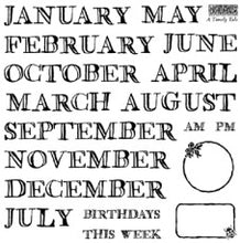 Load image into Gallery viewer, A Timely Tale Decor Stamp™ by IOD (4 6"x6" Sheets)