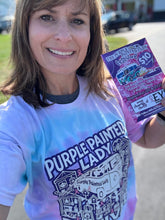 Load image into Gallery viewer, The Purple Painted Lady Tye-dye 2025 Festival T-Shirt