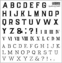 Load image into Gallery viewer, Apothecary Labels Decor Stamp™ by IOD (4  6"x6" Sheets) - Iron Orchid Designs