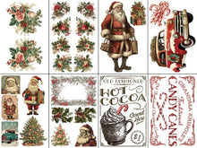 Load image into Gallery viewer, Candy Cane Cottage Transfer by IOD (Pad of 8 - 8"x12" Sheets)