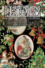 Load image into Gallery viewer, Christmas Joy IOD Transfer 8"x12" Pad (8 Sheets)