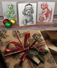 Load image into Gallery viewer, Christmas Pups 12x12 IOD Stamp