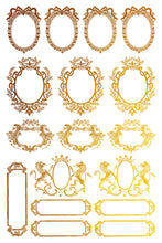 Load image into Gallery viewer, Petits Ornements Gilded Transfer™ by IOD (Pad of 8 - 8"x12" sheets)