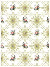Load image into Gallery viewer, Lattice Rose Decor Paint Inlay™ by IOD (Pad of 8 - 12"x16" sheets) - Iron Orchid Designs