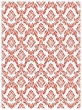 Load image into Gallery viewer, Lattice Rose Decor Paint Inlay™ by IOD (Pad of 8 - 12"x16" sheets) - Iron Orchid Designs