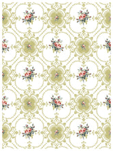 Load image into Gallery viewer, Lattice Rose Decor Paint Inlay™ by IOD (Pad of 8 - 12"x16" sheets) - Iron Orchid Designs