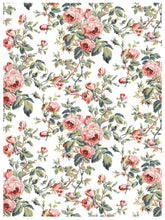 Load image into Gallery viewer, Lattice Rose Decor Paint Inlay™ by IOD (Pad of 8 - 12"x16" sheets) - Iron Orchid Designs
