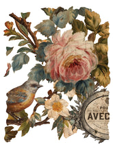 Load image into Gallery viewer, Joie De Roses Decor Transfer™ by IOD (Pad of 8 - 12"x16" sheets) - Iron Orchid Designs