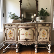 Load image into Gallery viewer, Petite Fleur Red Inlay by IOD (Pad of Four 12"x16" Sheets)