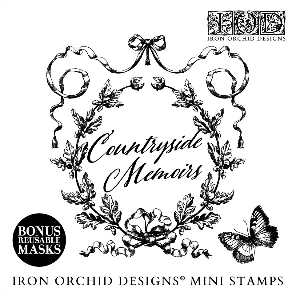 Countryside Memoirs Decor Stamp™ by IOD (4 6