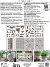 Load image into Gallery viewer, Delft Traditions Noir IOD Paint Inlay 12"16" Pad