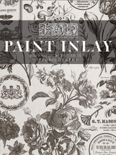 Load image into Gallery viewer, Floriography Decor Paint Inlay™ by IOD (Pad of 8 - 12"x16" sheets)