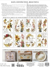 Load image into Gallery viewer, Flowers by the Poets Transfer™ by IOD (Pad of 8 - 12"x16" sheets)