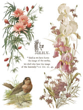 Load image into Gallery viewer, Flowers by the Poets Transfer™ by IOD (Pad of 8 - 12"x16" sheets)