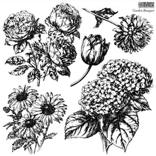 Load image into Gallery viewer, Garden Bouquet Decor Stamp™ by IOD (12"x12")