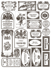 Load image into Gallery viewer, Floriography Decor Paint Inlay™ by IOD (Pad of 8 - 12"x16" sheets)