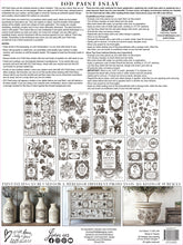 Load image into Gallery viewer, Floriography Decor Paint Inlay™ by IOD (Pad of 8 - 12"x16" sheets)