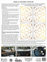 Load image into Gallery viewer, Si Belle Gilded Decor Transfer™ by IOD (Pad of 4 - 12"x16" sheets)