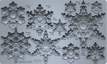 Load image into Gallery viewer, Snowflakes Mould™ by IOD (6"x10")