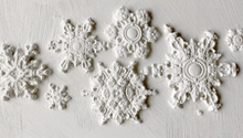 Load image into Gallery viewer, Snowflakes Mould™ by IOD (6"x10")