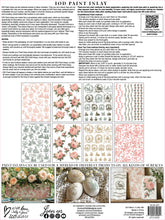 Load image into Gallery viewer, Spring Melody Decor Paint Inlay™ by IOD (Pad of 8 - 12"x16" sheets)
