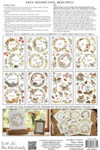 Load image into Gallery viewer, The Bramblewood Diaries IOD Transfer 8"x12" Pad (8 Sheets)