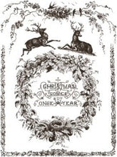 Load image into Gallery viewer, Twelfth Night Decor Paint Inlay™ by IOD (Pad of 8 - 12"x16" sheets)