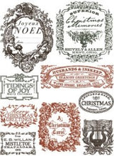 Load image into Gallery viewer, Twelfth Night Decor Paint Inlay™ by IOD (Pad of 8 - 12"x16" sheets)