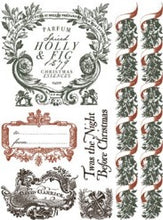 Load image into Gallery viewer, Twelfth Night Decor Paint Inlay™ by IOD (Pad of 8 - 12"x16" sheets)