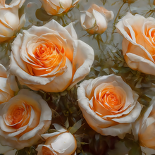 Load image into Gallery viewer, Roses on High - Mint by Michelle Decoupage Paper