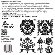 Load image into Gallery viewer, Velveteen Decor Stamp™ by IOD (4  6"x6" Sheets)
