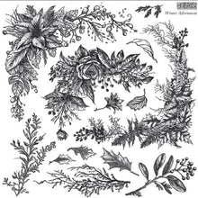 Load image into Gallery viewer, Winter Adornment 12x12 IOD Stamp