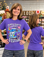 Load image into Gallery viewer, The Purple Painted Lady 2026 Festival T-Shirt