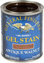 Load image into Gallery viewer, General Finishes Oil Based Gel Stain - Antique Walnut