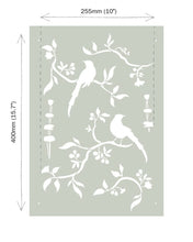Load image into Gallery viewer, Chinoiserie Bird Stencil - Annie Sloan