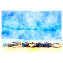 Load image into Gallery viewer, Coastal Blue - Mint by Michelle Decoupage Paper