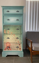 Load image into Gallery viewer, Ferris Wheel - Mint by Michelle Decoupage Paper
