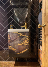Load image into Gallery viewer, Beautiful Lady in Gold - Mint by Michelle Decoupage Paper