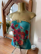 Load image into Gallery viewer, Poppies - Mint by Michelle Decoupage Paper