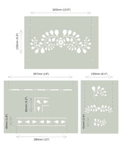 Load image into Gallery viewer, Faux Bone Inlay Stencil - Annie Sloan