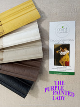 Load image into Gallery viewer, Girl with a Lute - Mint by Michelle Decoupage Paper