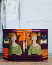 Load image into Gallery viewer, Woman in a Green Top - Mint by Michelle Decoupage Paper