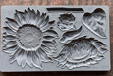 Load image into Gallery viewer, Iron Orchid Designs Sunflowers Décor Moulds 6X10