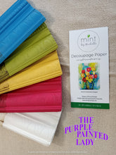 Load image into Gallery viewer, Karen's Technicolor Bouquet - Mint by Michelle Decoupage Paper