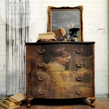 Load image into Gallery viewer, Young Girl Reading - Mint by Michelle Decoupage Paper