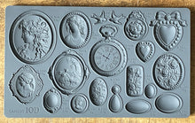 Load image into Gallery viewer, Iron Orchid Designs Cameos Décor Mould 6x10