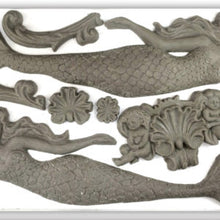 Load image into Gallery viewer, Iron Orchid Designs Sea Sisters Decor Moulds (6x10)